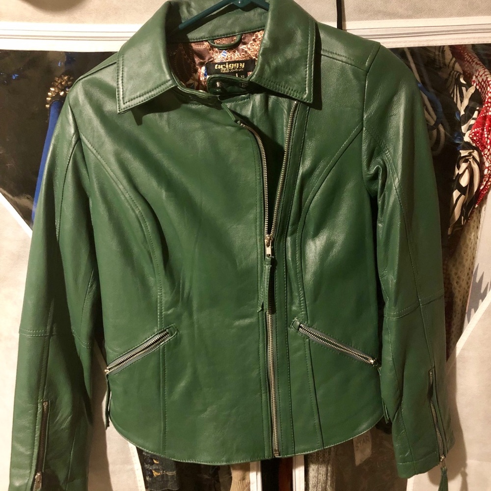 Like new Twiggy London leather jacket